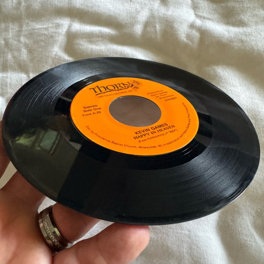 Kevin Games – Happy in Heaven (1983 Thorn Records) Rare Milwaukee Gospel Soul 45 - Picture 3 of 7